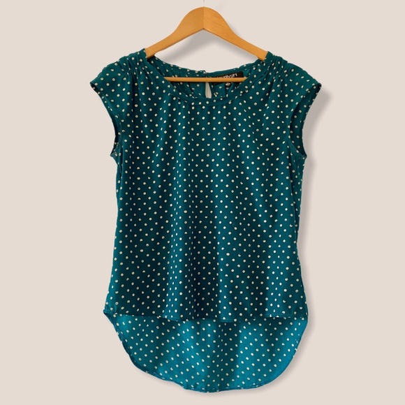 Tops - Polka Dot Cap Sleeve Camisole Top